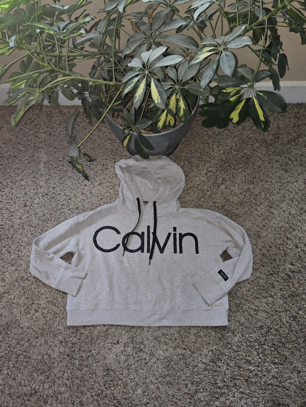 Calvin klein performance Cropped Hoodie Wmns Sz Xl